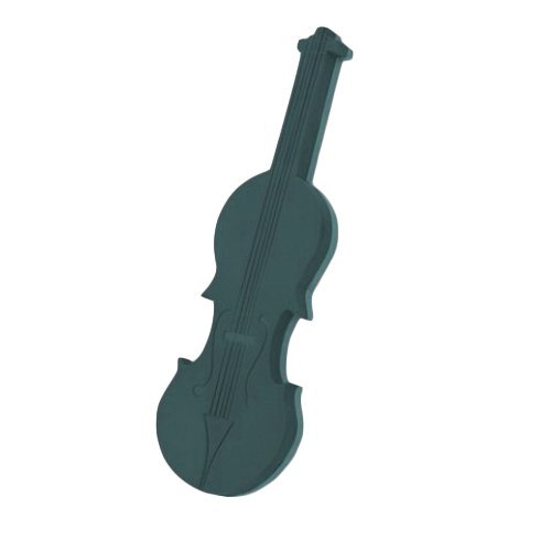 Val Spicer Floral Foam Violin 90cm x 30cm