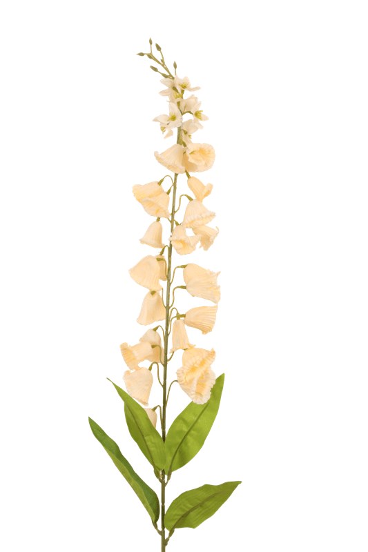 Artificial Foxglove Stem 100cm Blush