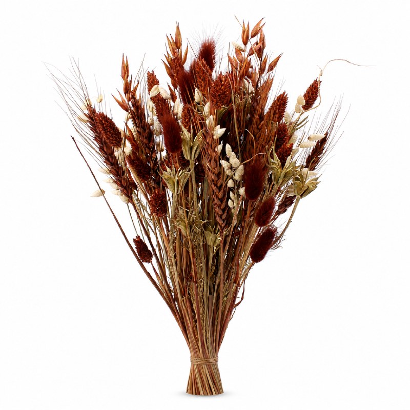 Autumn Dried Bouquet Brown 100g 38cm