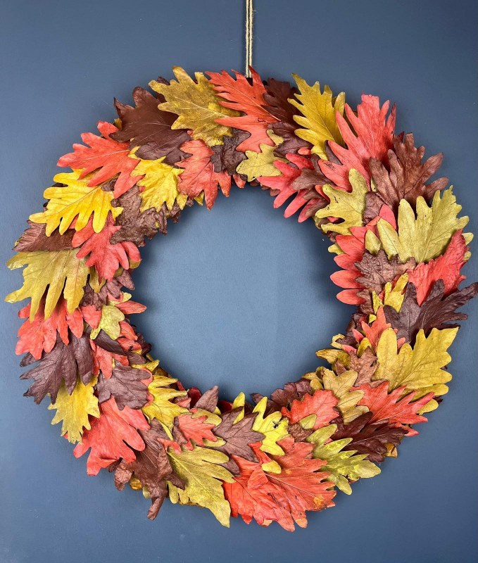 Dried Autumn Wreath 60cm