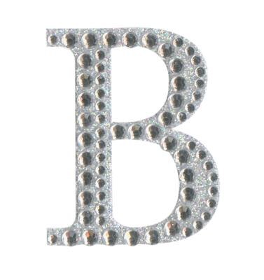 Picture of Large Diamante Sticker Letter B