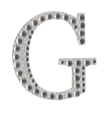 Picture of Large Diamante Letter Sticker G