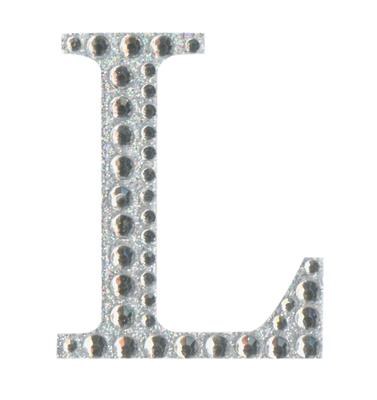 Large Diamante Letter Sticker L