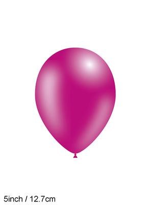 Picture of Latex Balloon Solid Fuchsia 5" x 100