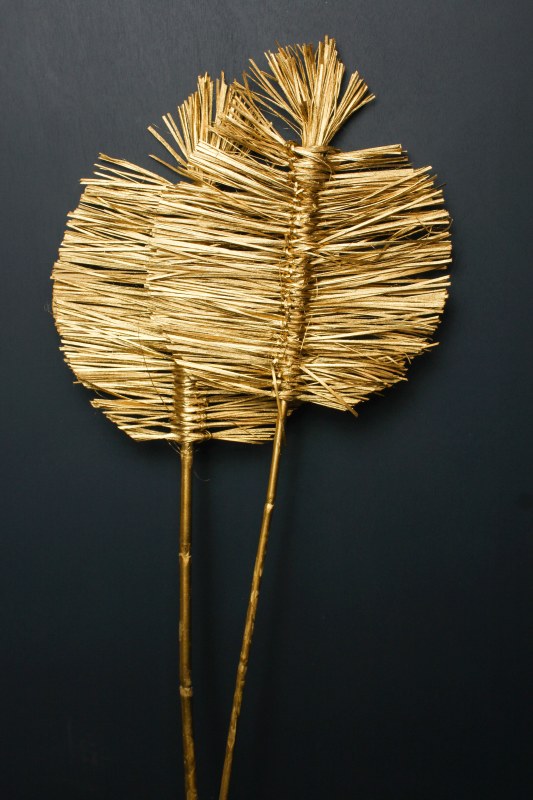 Picture of Boho Leaves Gold x 2