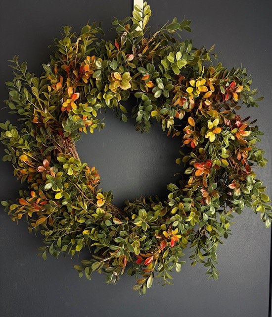 Boxwood Wreath Autumn 55cm