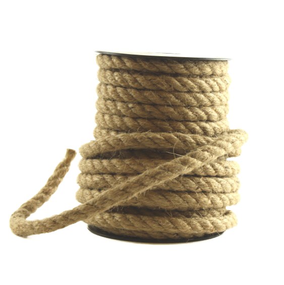 Burlap hessian cord 8mmx 10m approx