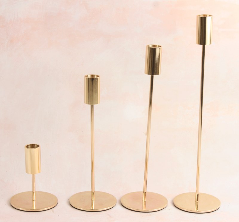 Picture of Gold Candle Holder 22.5cm