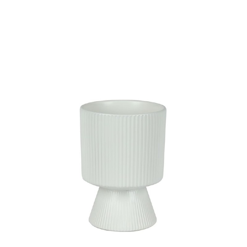 Ceramic Pot 11.5cmx16cm White