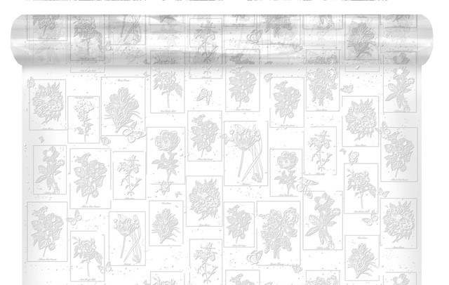 Florist Cello Curiosity White 80cm x 100m