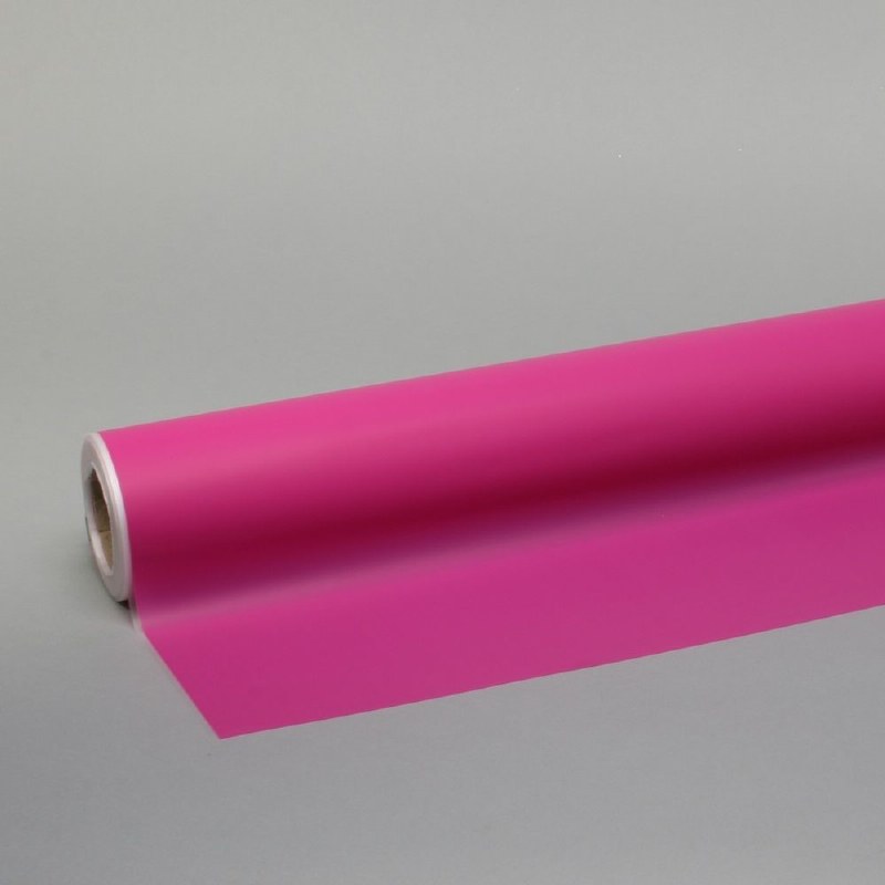 Florist Cellophane Wrap Frosted Cerise 80cm x 80m