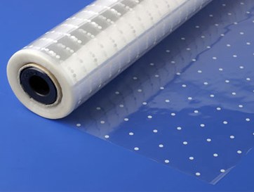 Picture of White dotty cellophane wrap