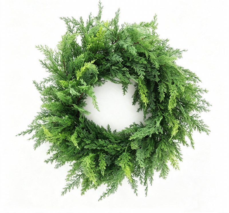 Faux Spruce Pine Wreath 55cm
