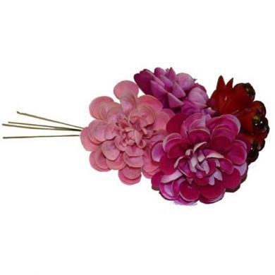 Plastic Georgina Dahlia Pick Assorted x 100