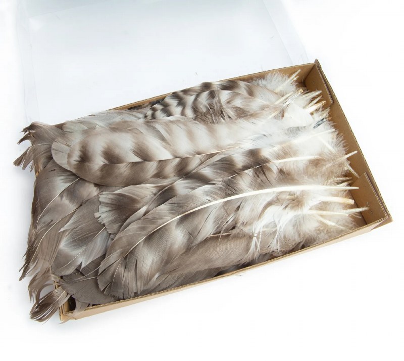 Feathers Box Grey/ Natural