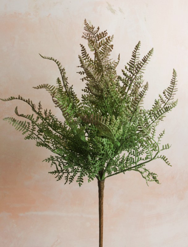 Picture of Faux Fern Bunch 42cm Green/ Brown