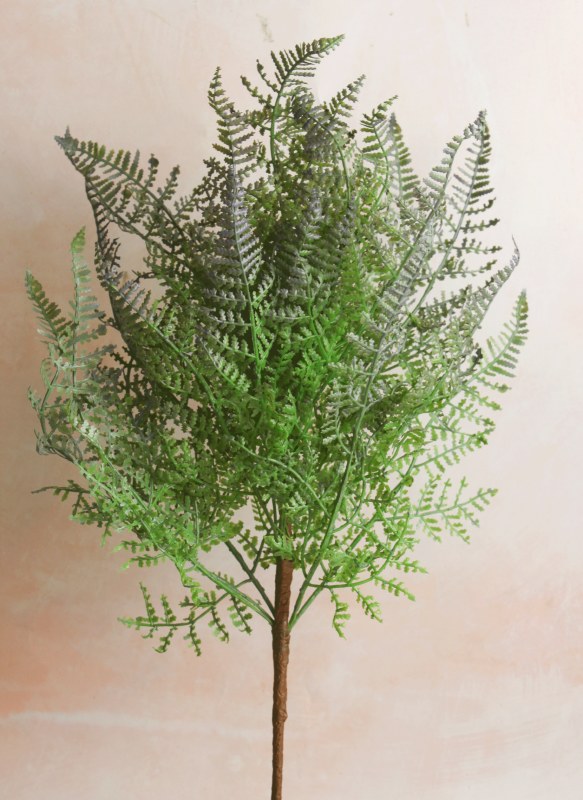 Picture of Faux Fern Bunch 42cm Green/ Lavender