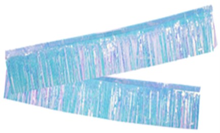 Irridescent fringe 50cm x 3m