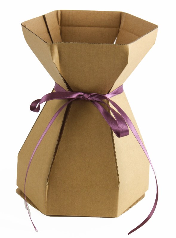 Picture of Gathered Florist Vase Natural Small x 10