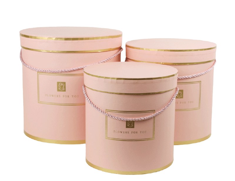Picture of Haute Hat Box x 3 Pink