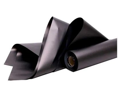 Florist Cellophane Wrap Frosted Black 80cm x 80m