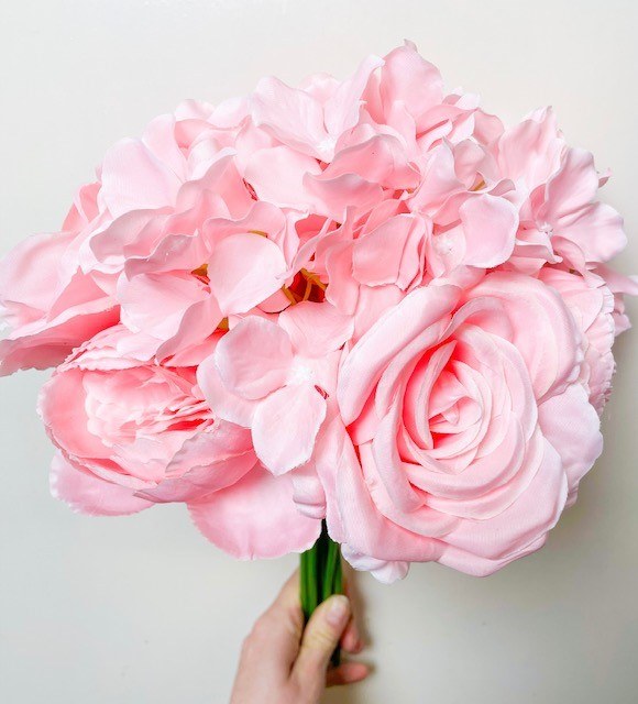 Picture of Artificial Rose, Hydrangea & Peony Bunch