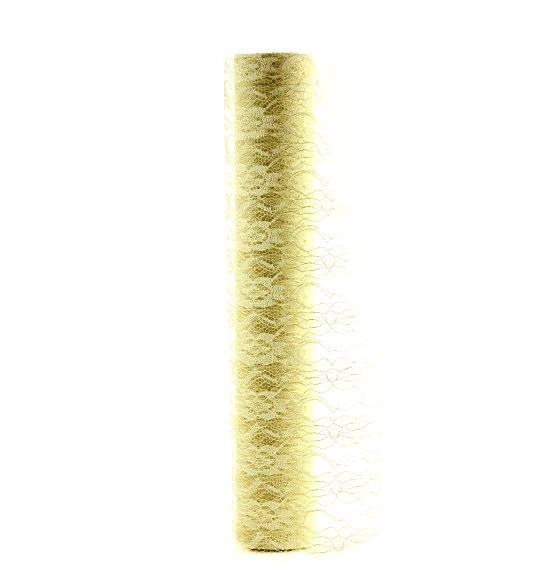 Ivory lace fabric 38.5cm x 10yds