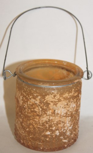 Orange Frosted Hanging Tealight Holder Www Floralsundries Com Trevor Green Floral Sundries