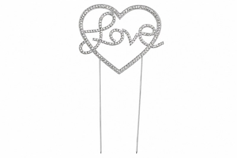 Love cake topper