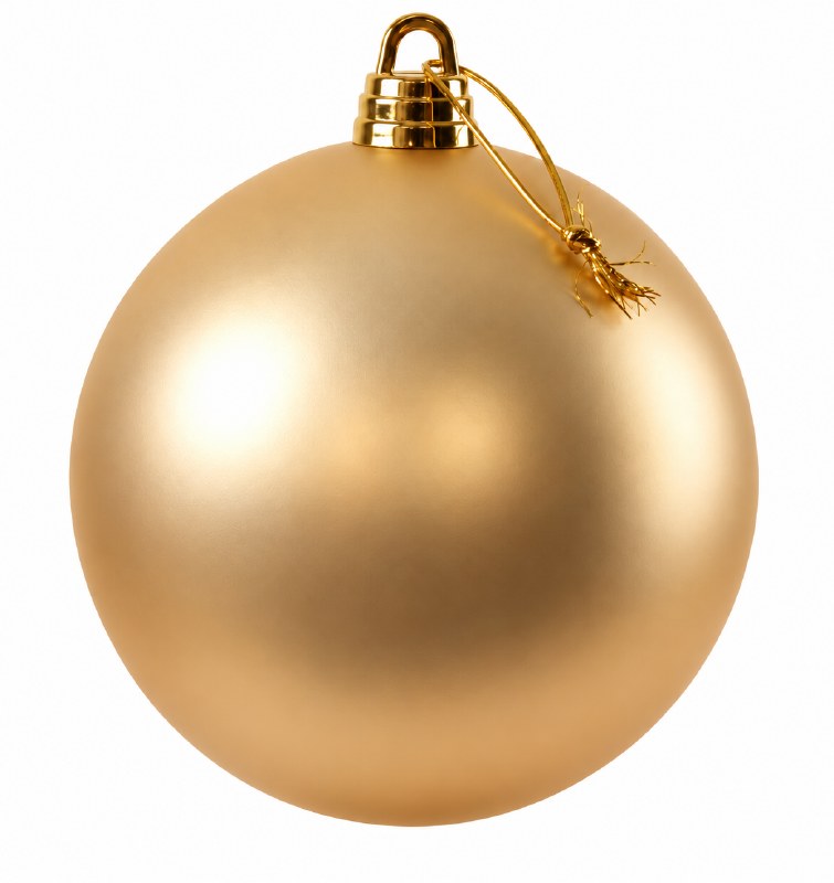 Giant Bauble 30cm Matt Champagne