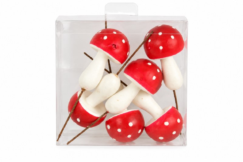 Mushroom Picks 8cm x 6pcs