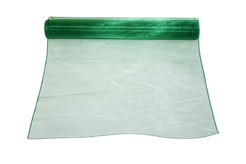 Emerald organza fabric 40cm(approx) x 10m