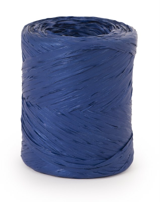 Poly raphia ribbon blue 200m