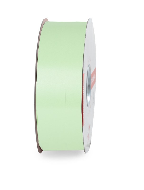 Lime green polytie florist ribbon, 100yds-P164