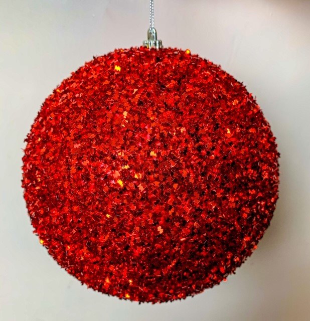 Christmas Bauble Red Large 15cm