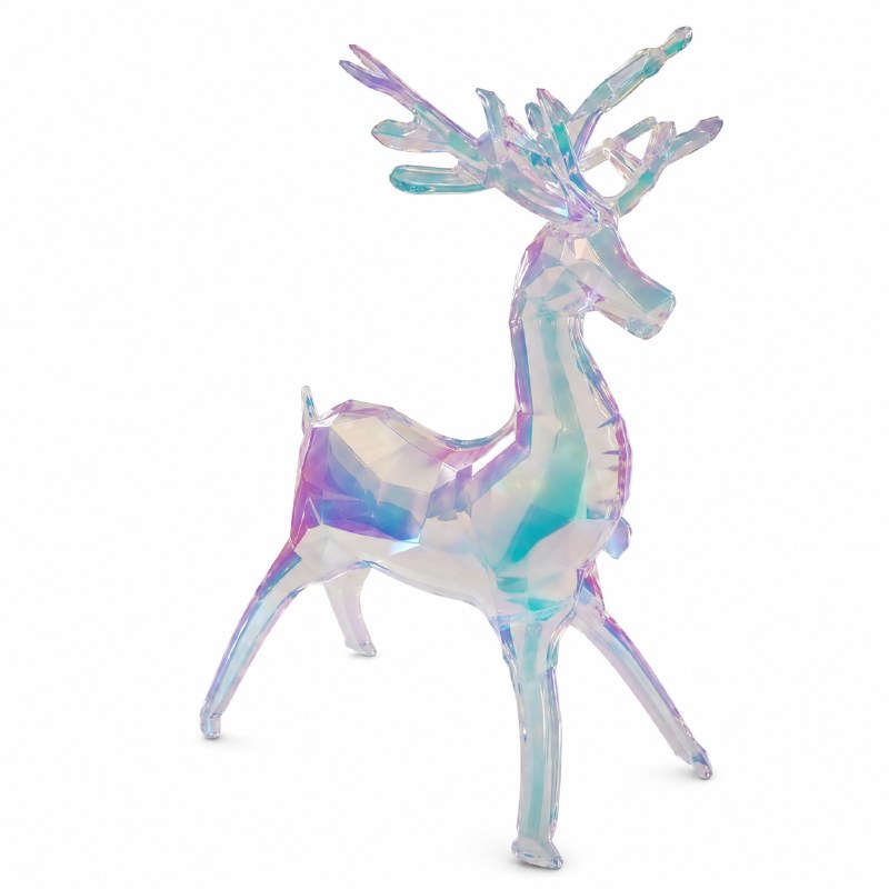 Irridescent Reindeer Balloon 22"