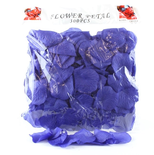 Picture of 300 x Royal Blue wedding rose petals