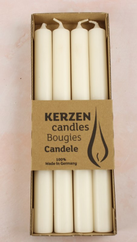 Picture of Rustic Candle 250mmx22mm Warm White x 4