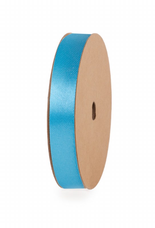 SATIN RIBBON 15MMX50M BLUE