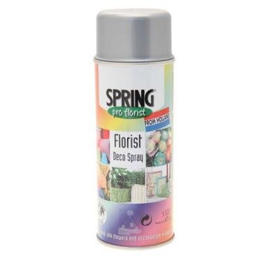 Florist Spray Paint Silver Bright 400ml