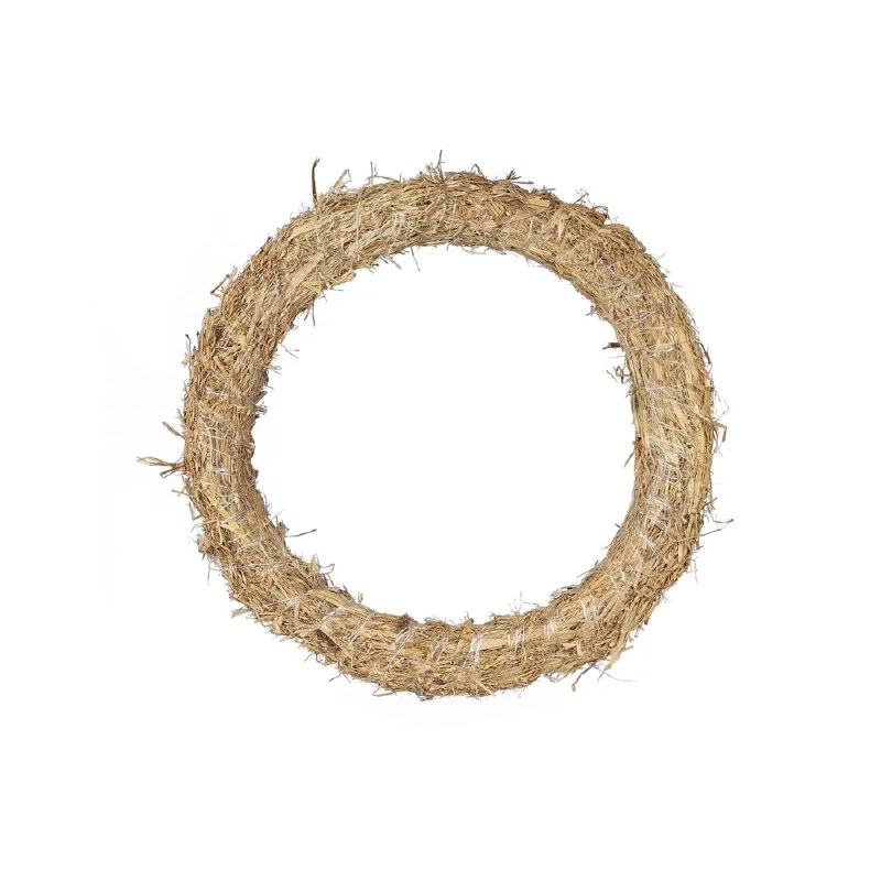 Natural Straw wreath 40cm