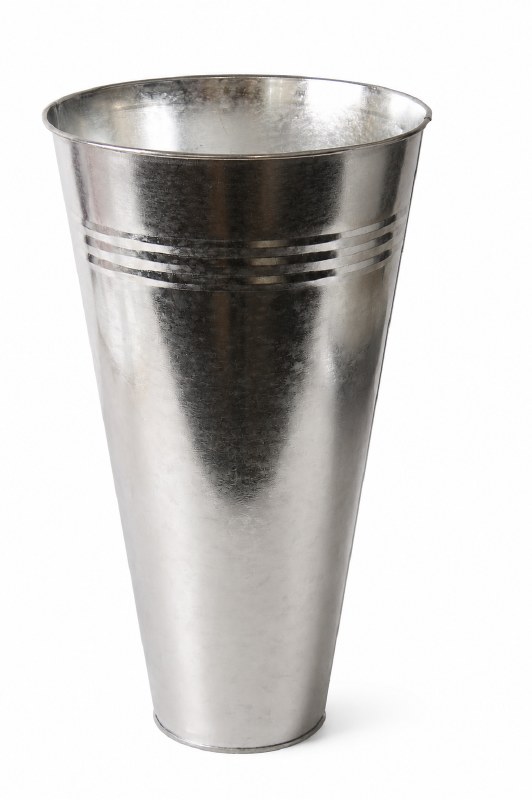 Tall Galvanised Florist bucket 36cm