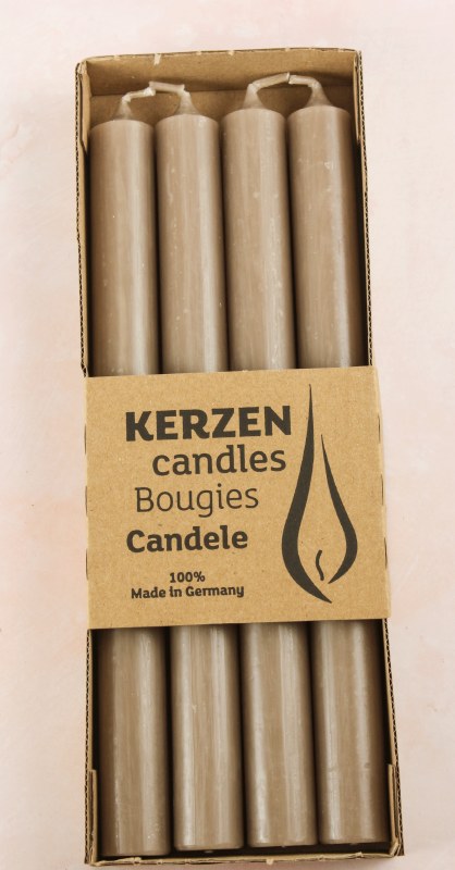 Picture of Rustic Candle 250mmx22mm Stone x 4