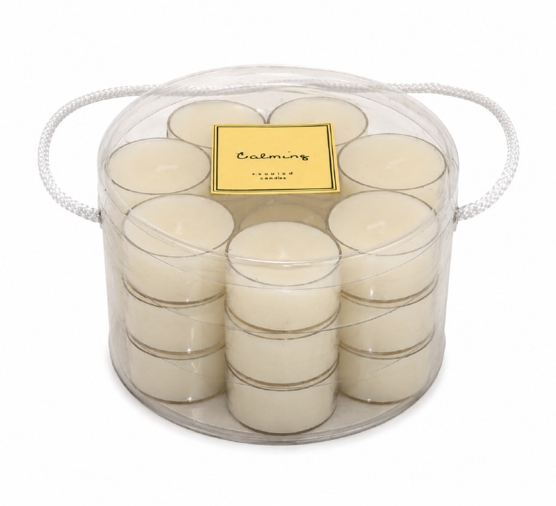 24 scented tealight candles in gift box, 4cm