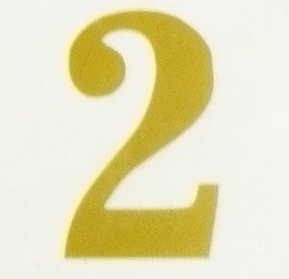 Florist Gold Number 2 Vinyl