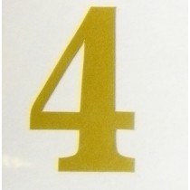 Florist Gold Number 4 Vinyl