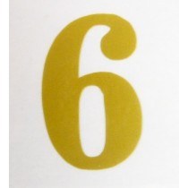 Florist Gold Number 6/9 Vinyl