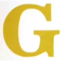 Picture of Florist Gold Letter G Vinyl