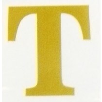Picture of Florist Gold Letter T Vinyl