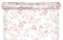 Florist Cello Forest Rose Pink 80cm x 100m
